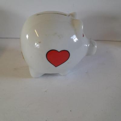 Three souvenir Piggy banks - New York - San Franscico - Colorado