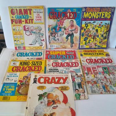 Mad Cracked magazine back issues