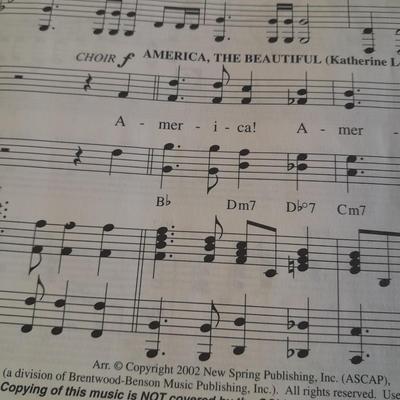 Variety of Sheet Music