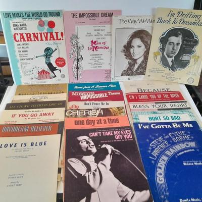Variety of Sheet Music