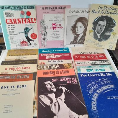 Variety of Sheet Music