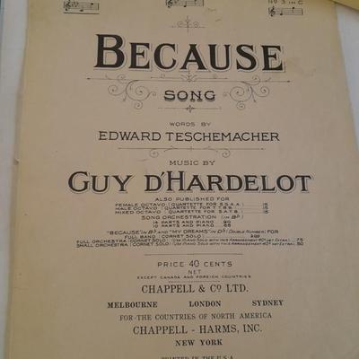 Variety of Sheet Music