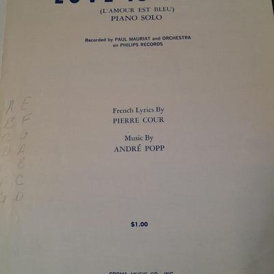 Variety of Sheet Music
