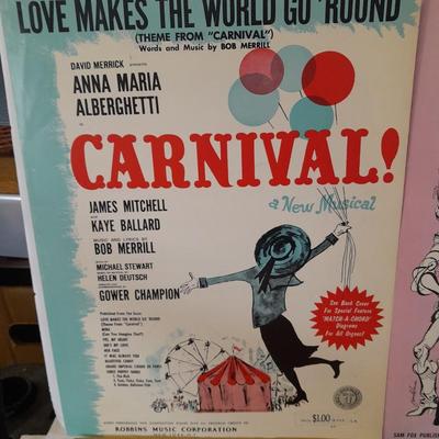 Variety of Sheet Music