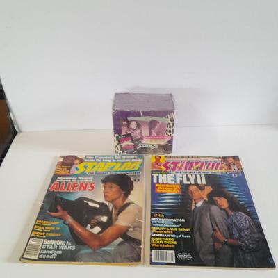 Unopened proset Super stars Musi cards, Rock, pop, and Rap stars and back issue magazines