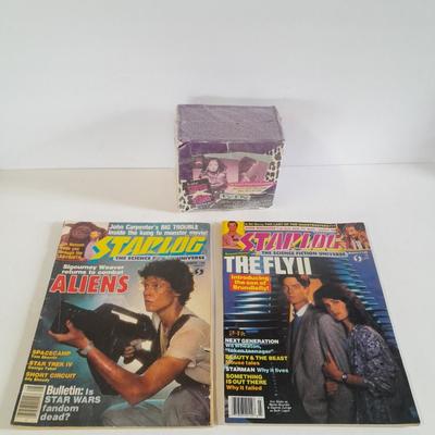 Unopened proset Super stars Musi cards, Rock, pop, and Rap stars and back issue magazines