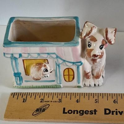 Vintage Miss Piggy Tastesetter Sigma mug and Ceramic dog planter box