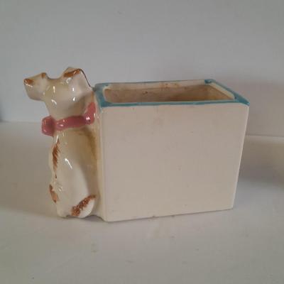 Vintage Miss Piggy Tastesetter Sigma mug and Ceramic dog planter box