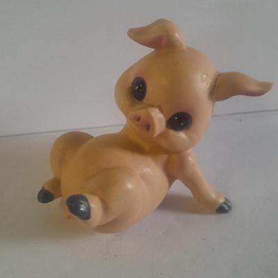 Norcrest pig acrobat's duo with additional pig figures