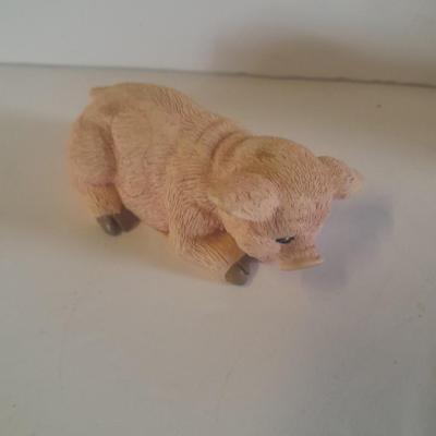 Norcrest pig acrobat's duo with additional pig figures