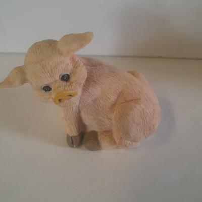 Norcrest pig acrobat's duo with additional pig figures