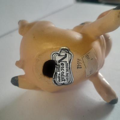 Norcrest pig acrobat's duo with additional pig figures