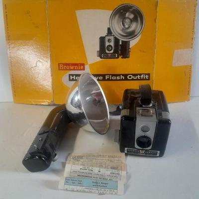 Kodak Brownie Hawkeye camera with Flash