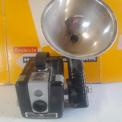 Kodak Brownie Hawkeye camera with Flash