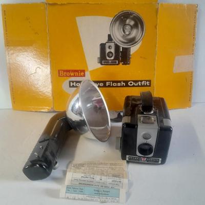 Kodak Brownie Hawkeye camera with Flash