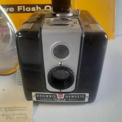 Kodak Brownie Hawkeye camera with Flash