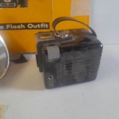 Kodak Brownie Hawkeye camera with Flash