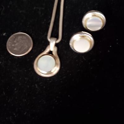 Tiffany & Co  18K gold - Silver - Mother of Pearl Set