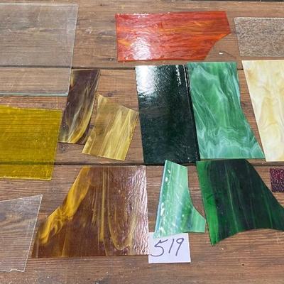 Stained Glass Pieces