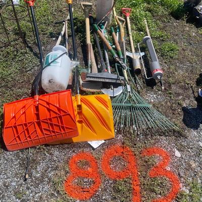 893 Lot of Garden Tools