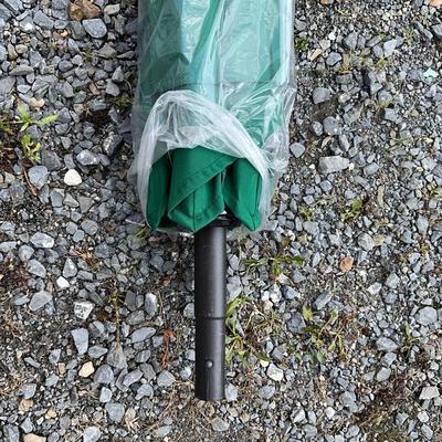 901 NEW ASTELLA 8' Steel Market Umbrella with Crank Handle and Push Tilt