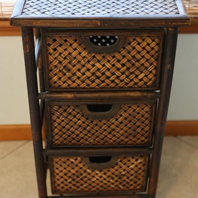 Storage Rack With Three Baskets