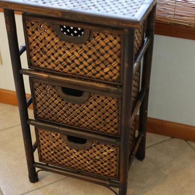 Storage Rack With Three Baskets