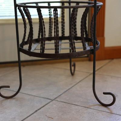 Metal Two Tier Plant Stand