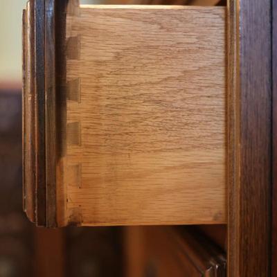 Long Dresser With Beautiful Wood Work