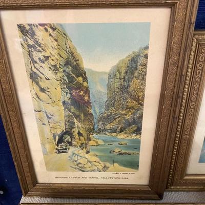Vintage Yellowstone Photo Set
