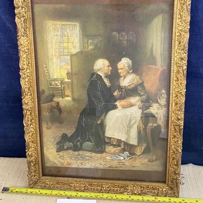 Vintage Washington Farewell to his Mother