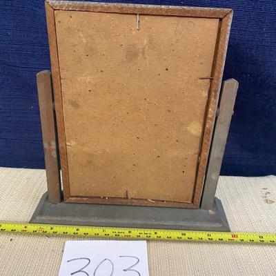 Vintage Wooden Tilt Picture Frame