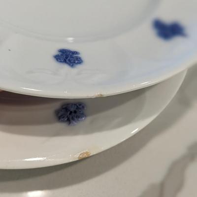 41 Royal Adderley Chelsea Porcelain Misc Pieces White Lavender Purple Embossed