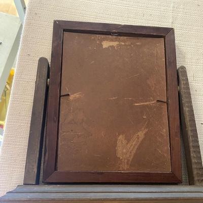 Vintage Wooden Tilt Picture Frame