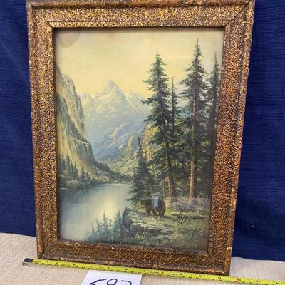 Vintage River Print