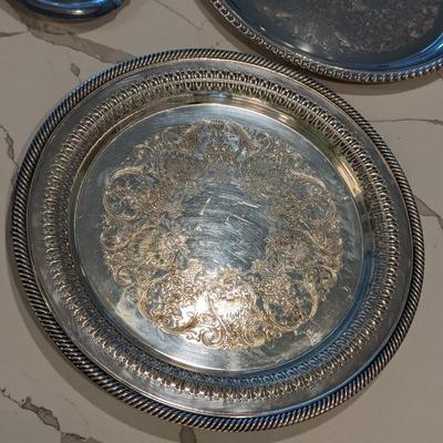 Collection of Silver Platters