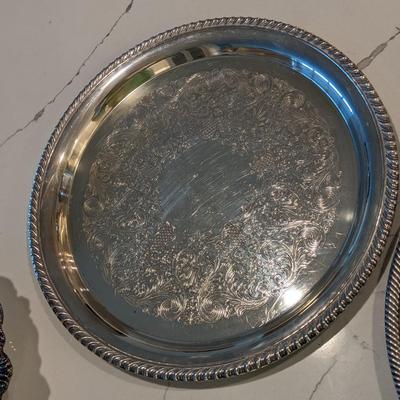 Collection of Silver Platters