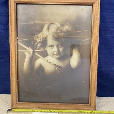 Vintage Photo Cupid Awake
