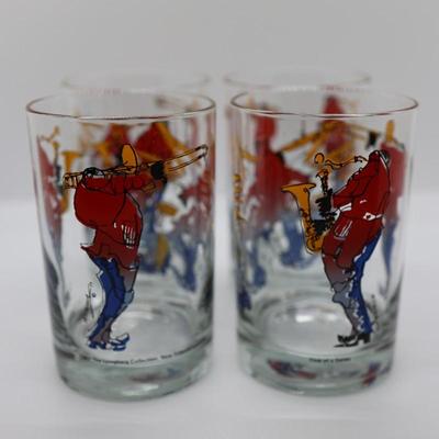 LEO MEIERSDORFF Set of (4) Jazz Fest Glasses - The LJungberg Collection