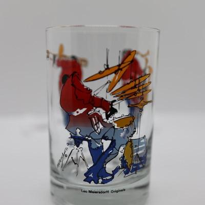 LEO MEIERSDORFF Set of (4) Jazz Fest Glasses - The LJungberg Collection