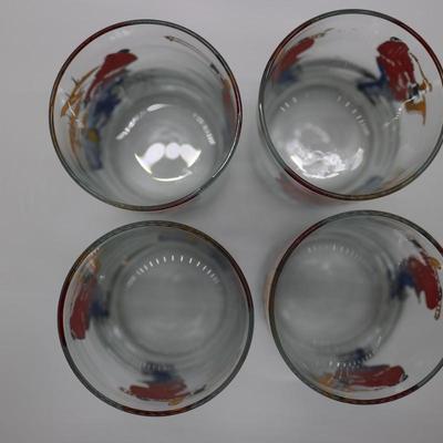 LEO MEIERSDORFF Set of (4) Jazz Fest Glasses - The LJungberg Collection