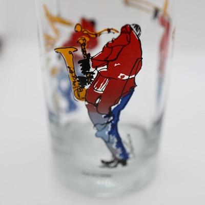 LEO MEIERSDORFF Set of (4) Jazz Fest Glasses - The LJungberg Collection