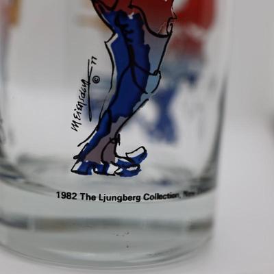 LEO MEIERSDORFF Set of (4) Jazz Fest Glasses - The LJungberg Collection