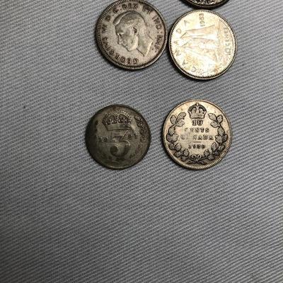 10 silver Canadian dimes and more
