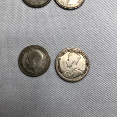 10 silver Canadian dimes and more