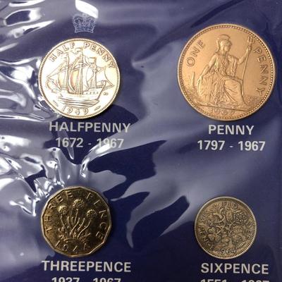 British Crown Type Coin Set