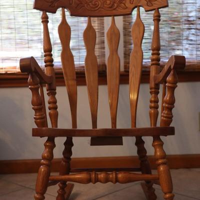 Solid Wood Rocking Chair