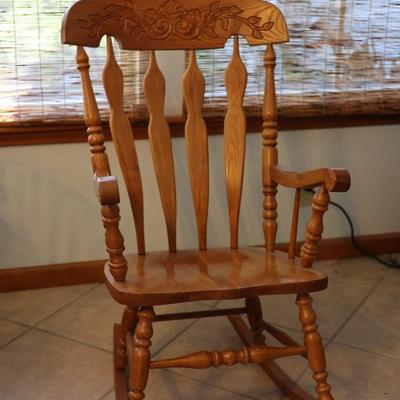 Solid Wood Rocking Chair