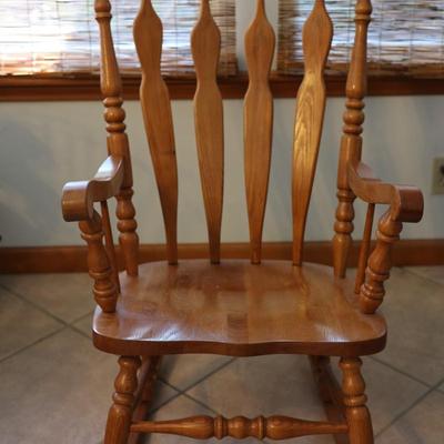 Solid Wood Rocking Chair