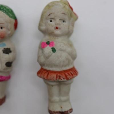 Miniature Vintage Japanese Bisque/Penny Dolls